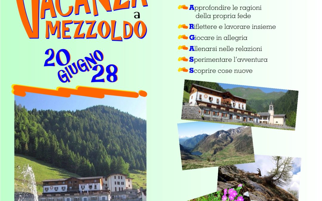 Vacanza Mezzoldo 2020 Primaria